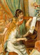 Girls at the Piano,, Pierre-Auguste Renoir